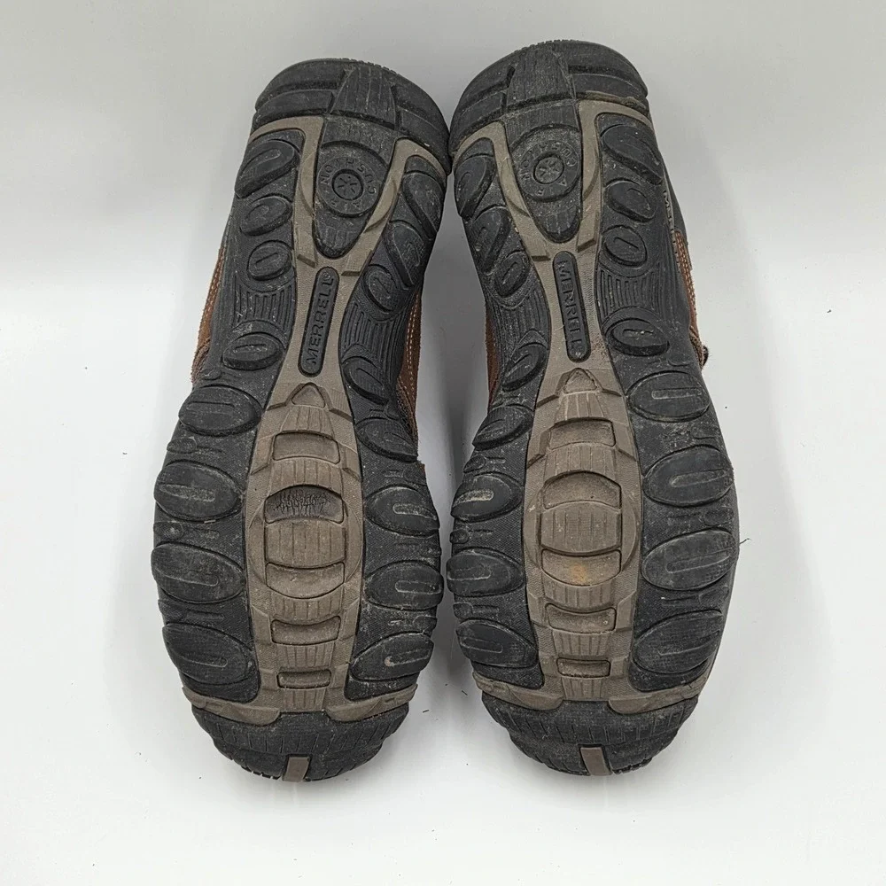 Merrell Yokota Mid Waterproof Hiking Boots Mens 10 Dark Earth Brown J086744